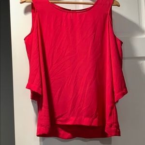Hot pink blouse from New York and Company